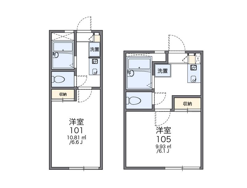 レオパレスＲａｆｆｉｎｅｅ 間取図