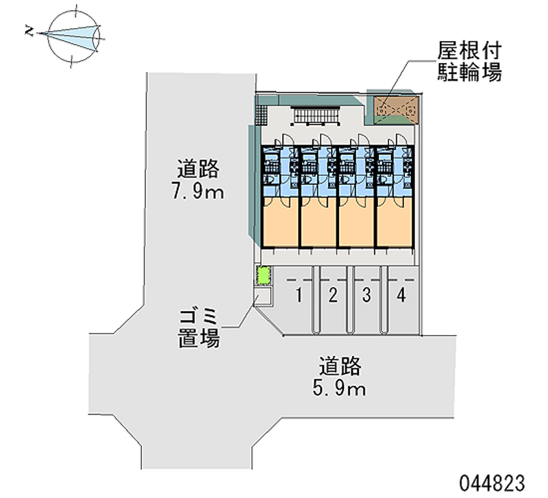 レオパレスヴィラ白金 区画図
