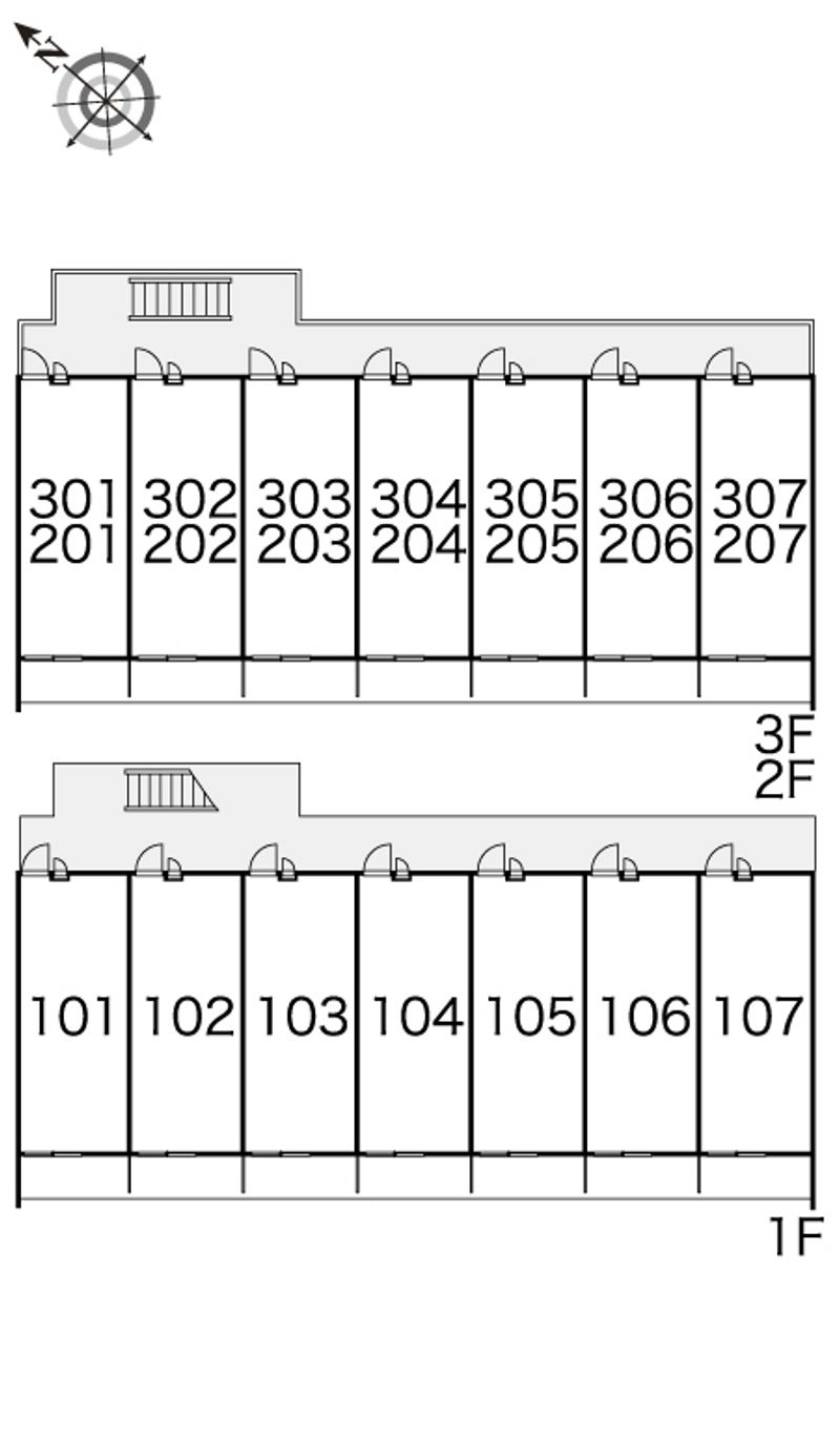 leopalace Kamitsuchida Minami Floor plan layout diagram