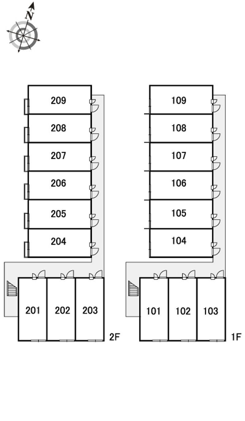 レオパレスエスペランサ 間取配置図