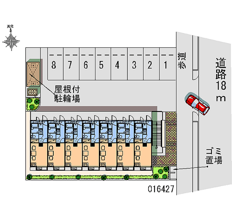 レオパレス石尾台 区画図