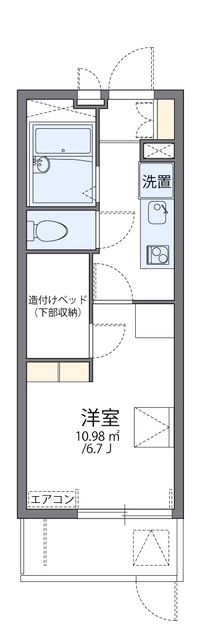 レオパレスダイチＢ 間取り図