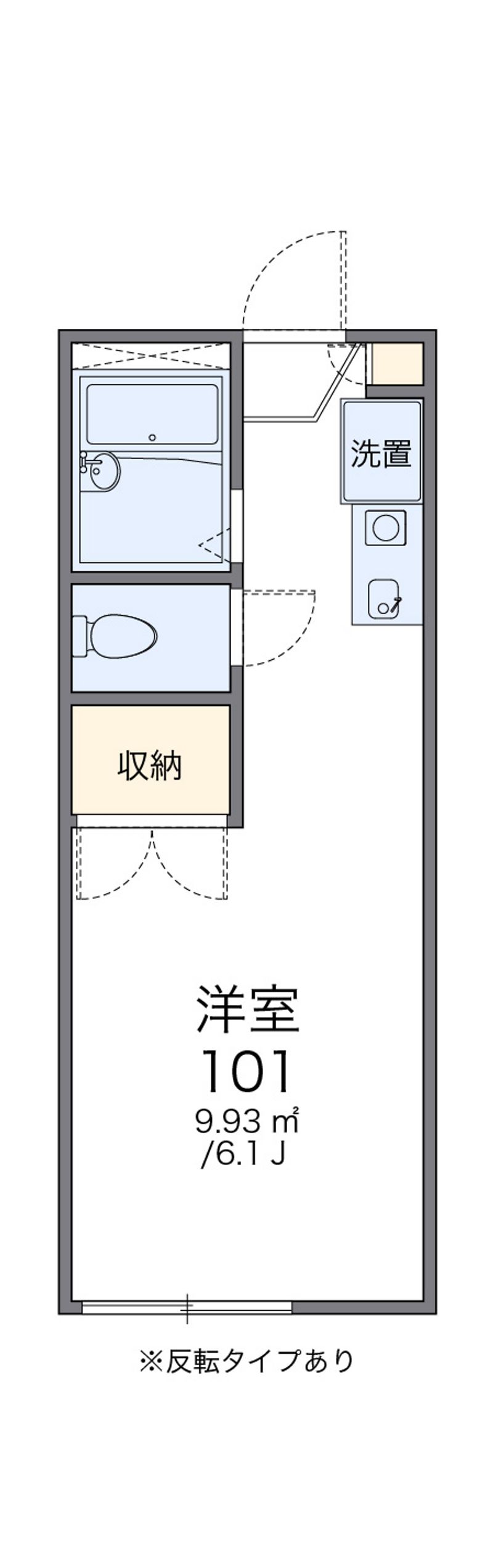レオパレス杉 間取図