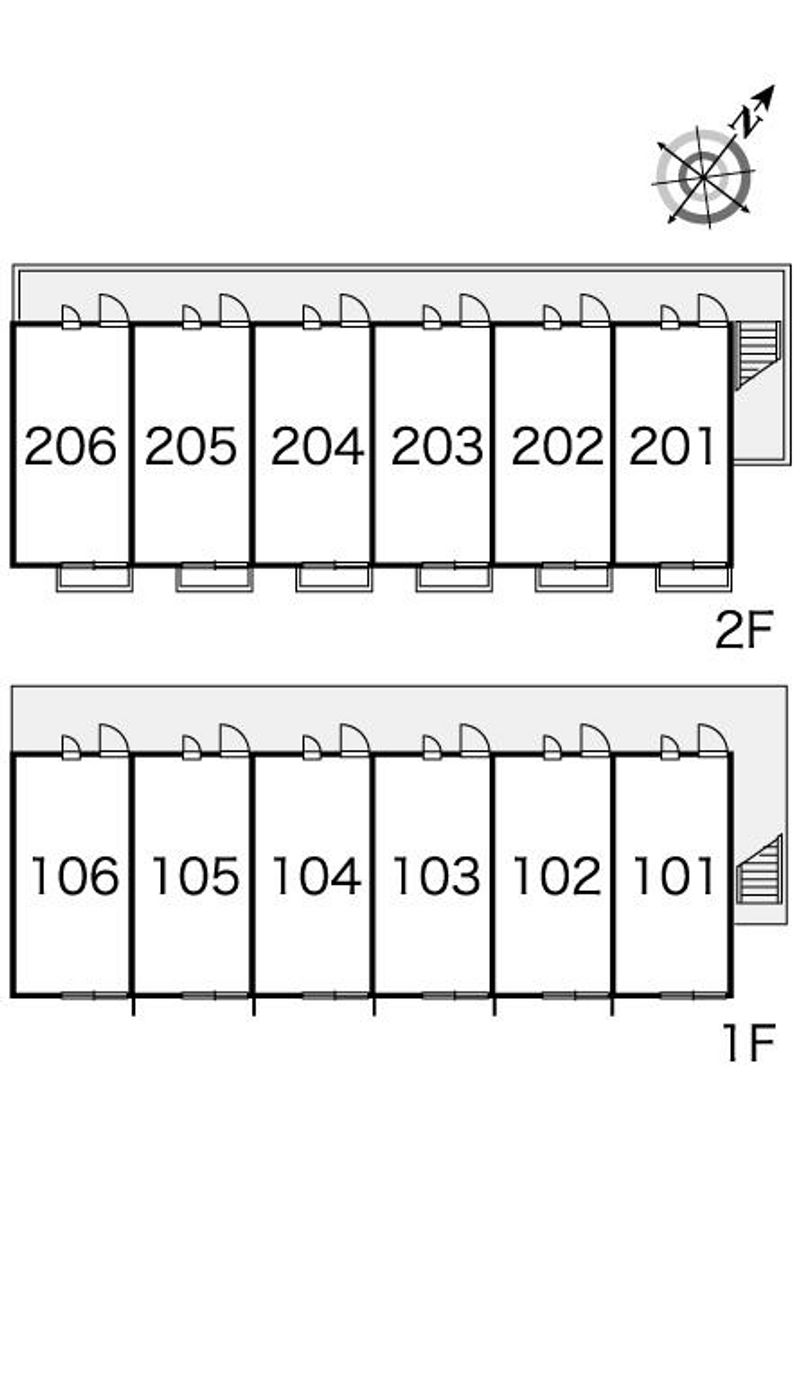 レオパレスジュネス 間取り配置図