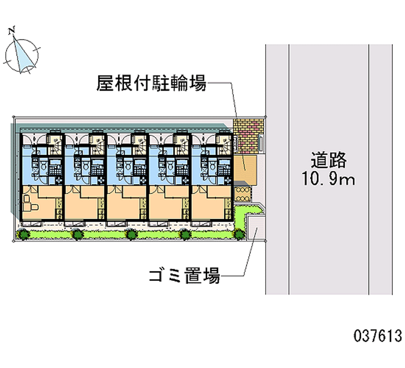 レオパレスアヴェニール枇杷島 区画図