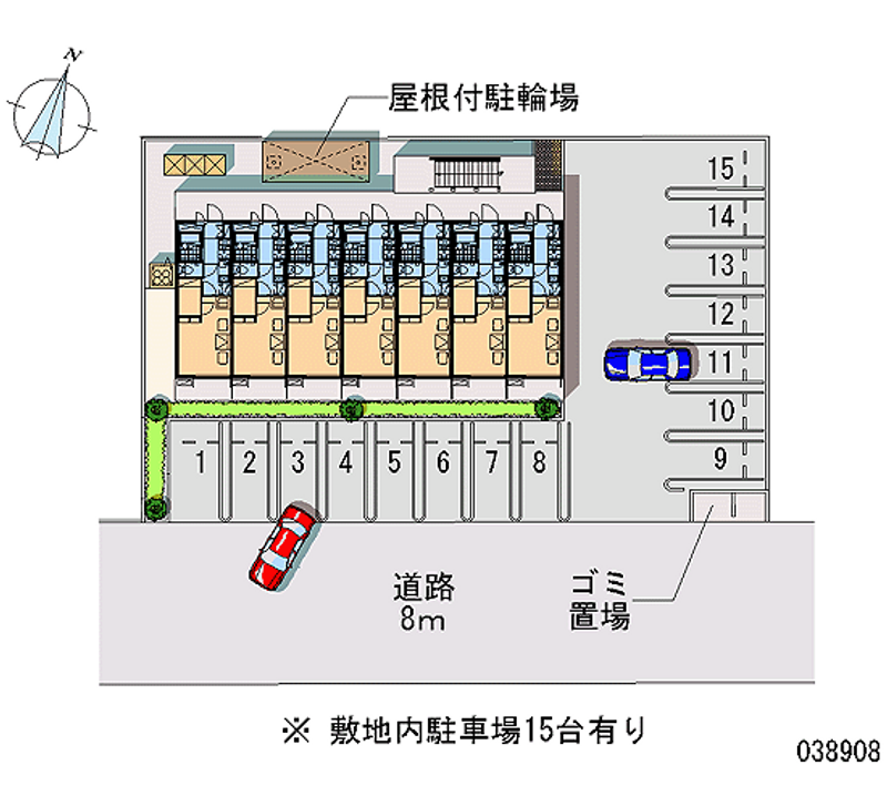 レオパレス松坂 月極駐車場