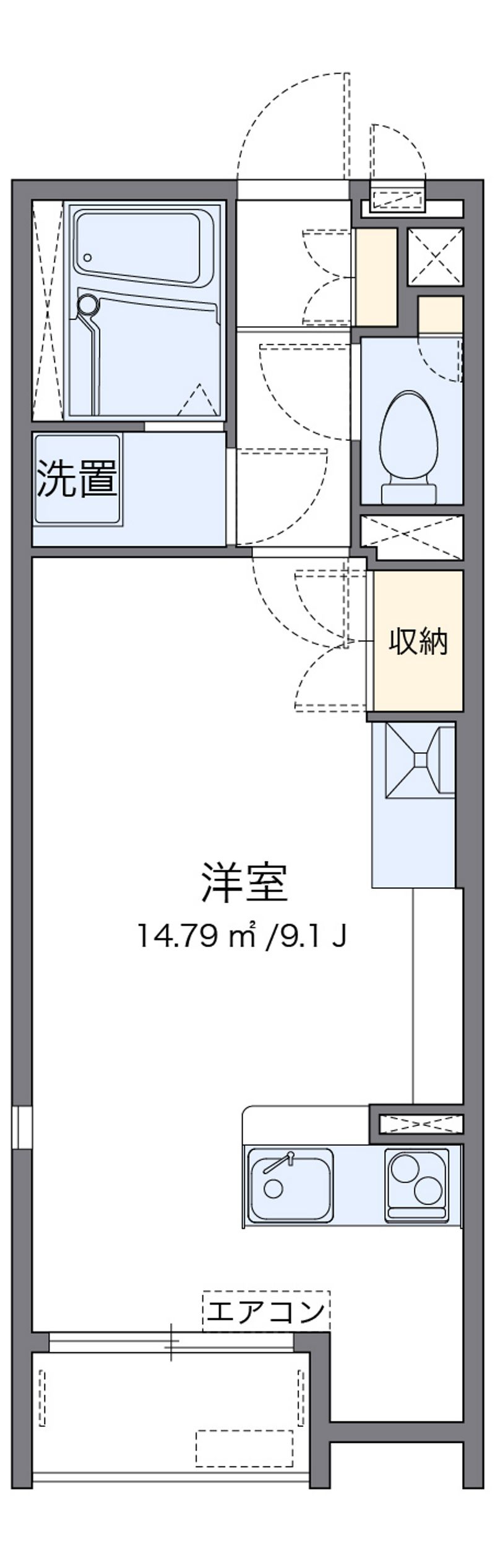 レオネクストＰｉｎｅｓ　Ｍ 間取図
