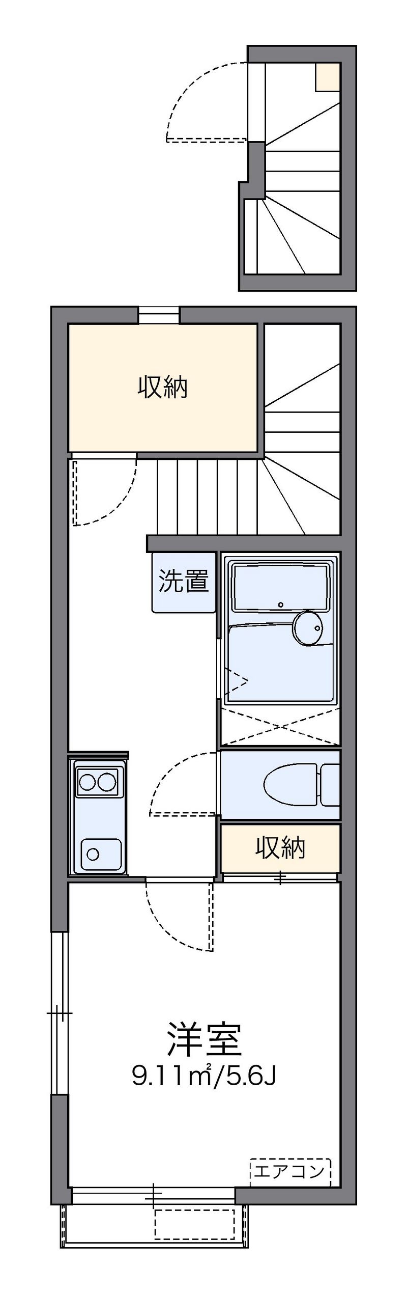 レオネクストかず 間取図