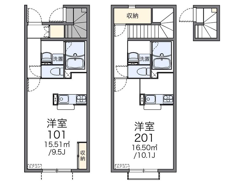 レオネクストメイプルリッチⅡ 間取図