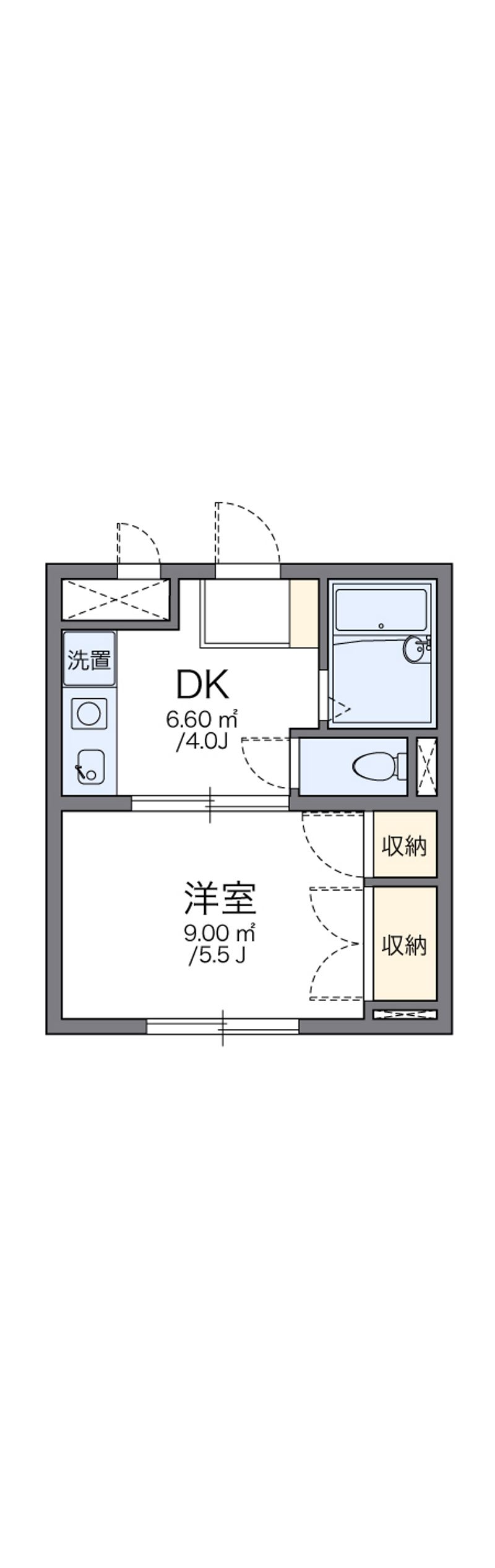 レオパレス新宿Ａ館 間取図