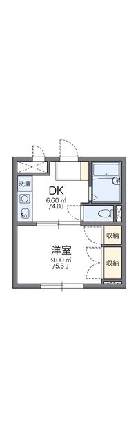 レオパレス新宿Ａ館 間取り図