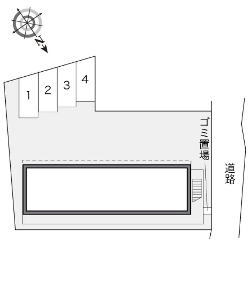 レオパレスＣＯＭＰＡＬ 配置図