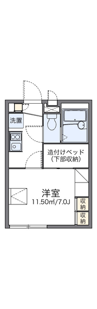 レオパレスＧＫ 間取り図