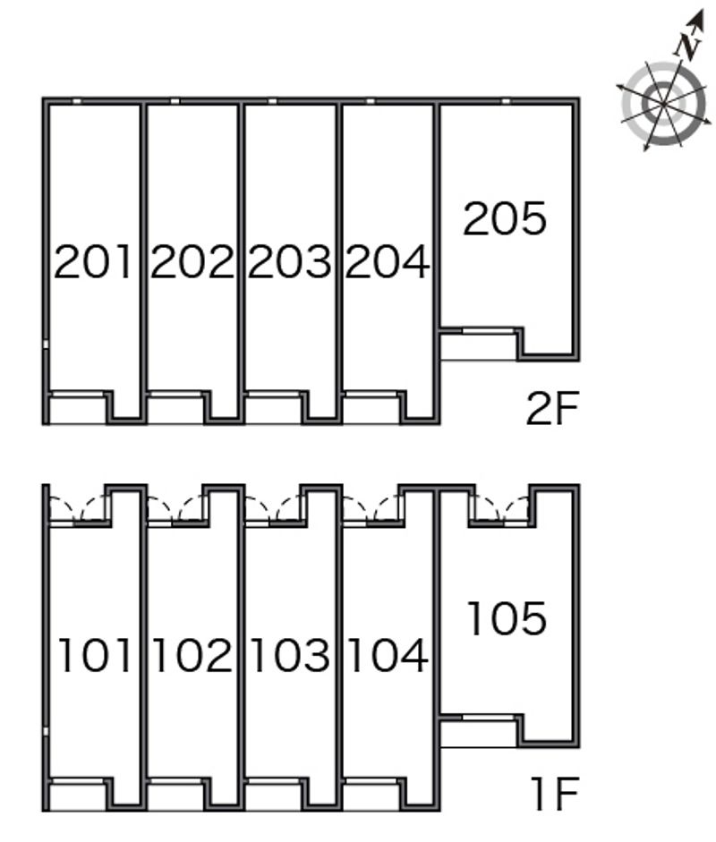 レオネクスト小原橋 間取配置図