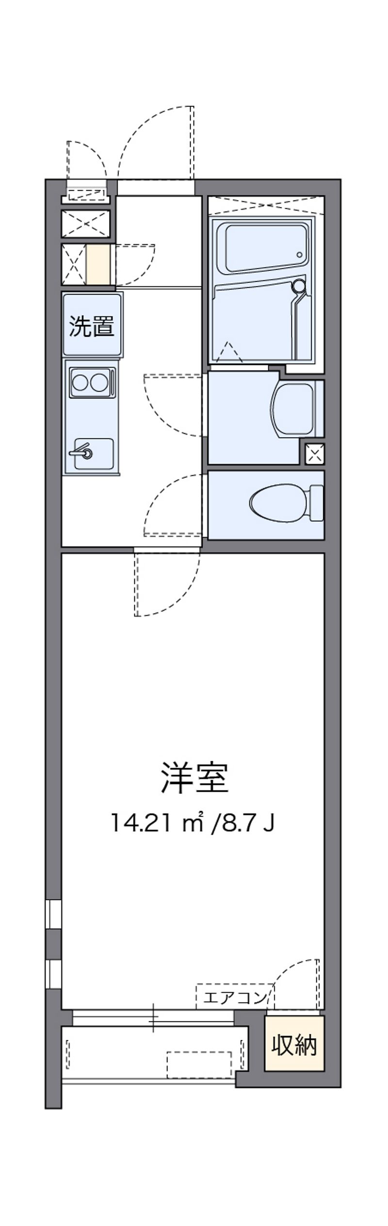 クレイノルピナス参番館 間取図