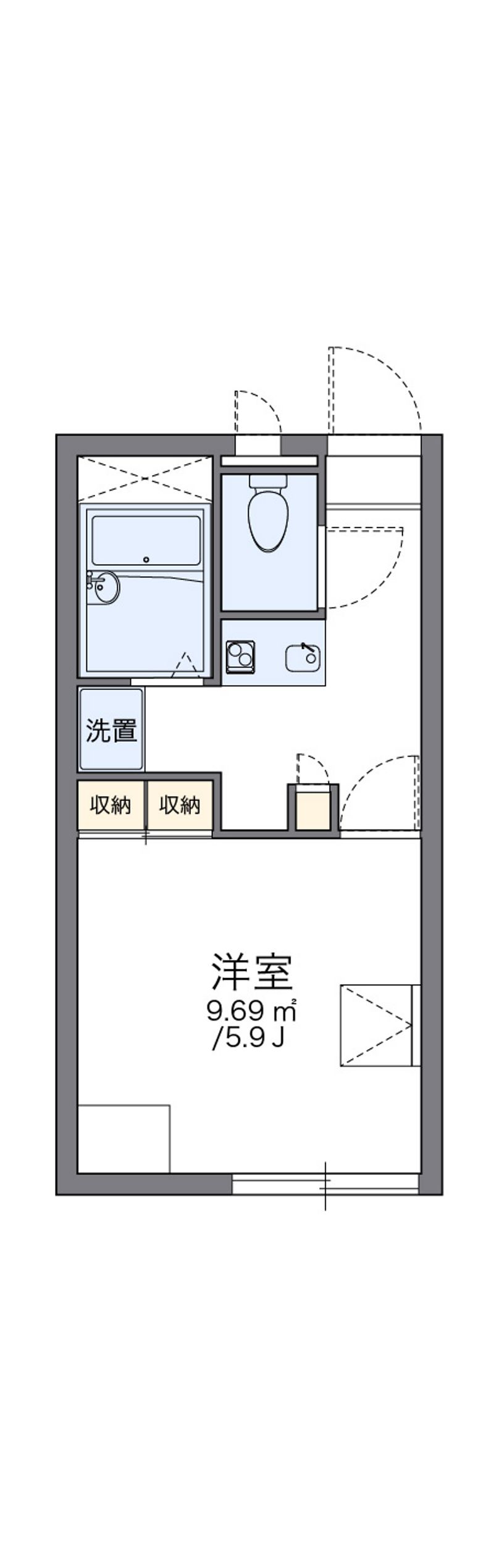レオパレス須磨の森アネックス 間取図