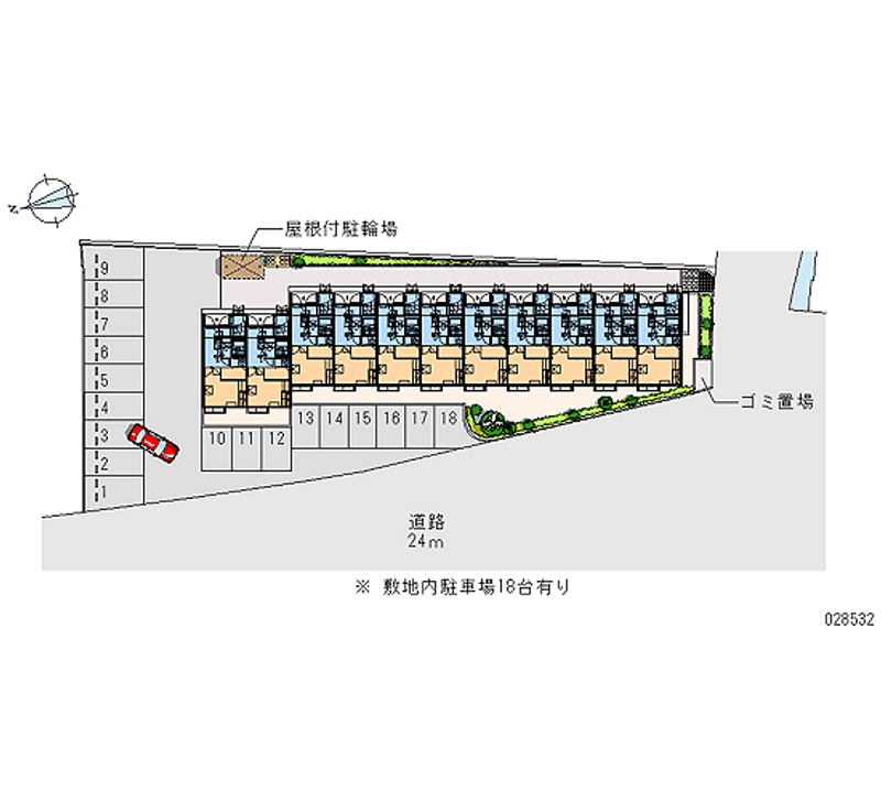 28532 Monthly parking lot