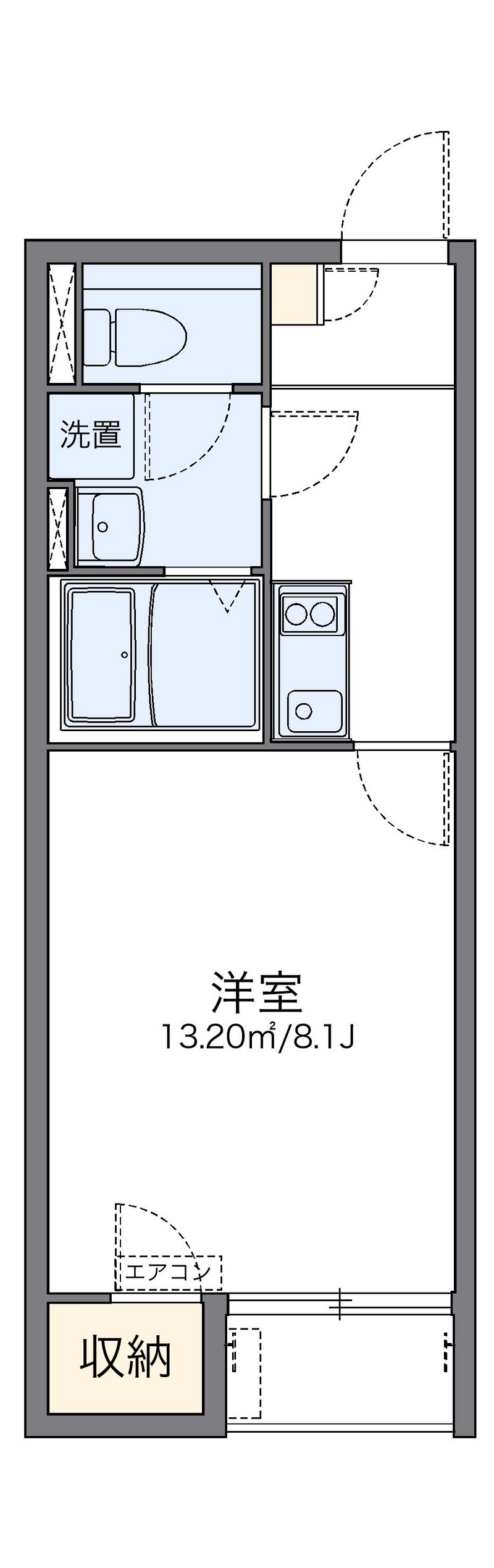 レオネクストメルベーユ則松 間取図