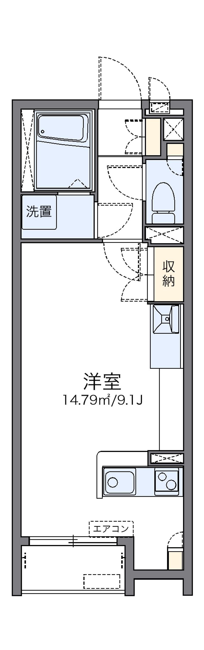 レオネクストファミリーⅡ 間取図