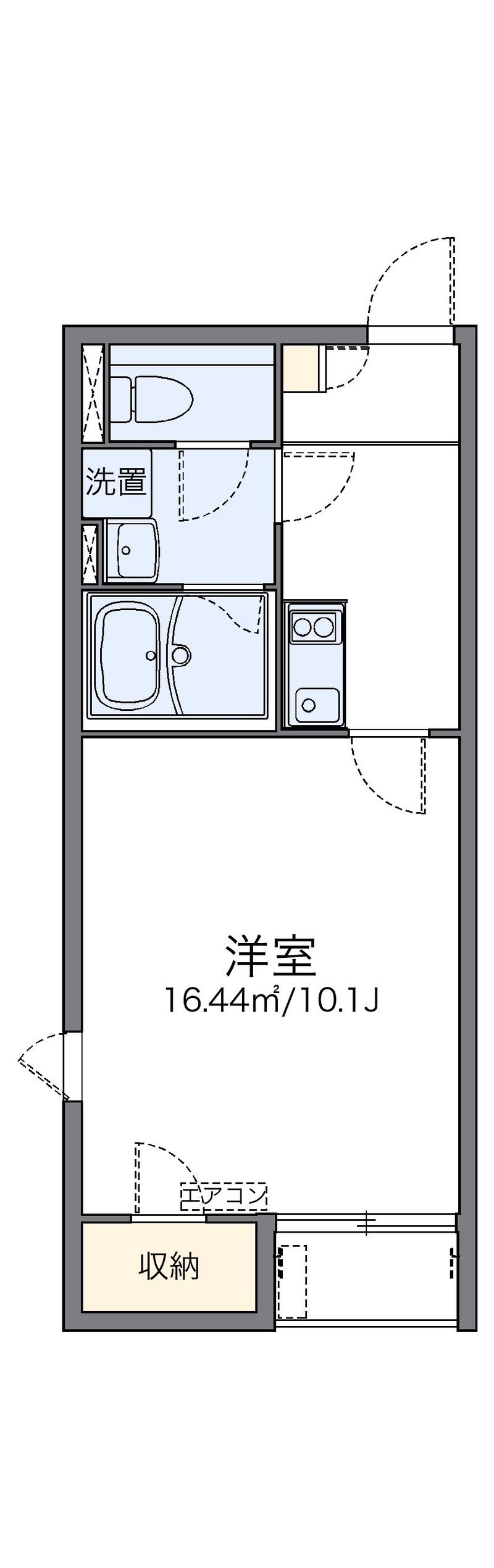 レオネクストヴァルハラⅢ 間取図