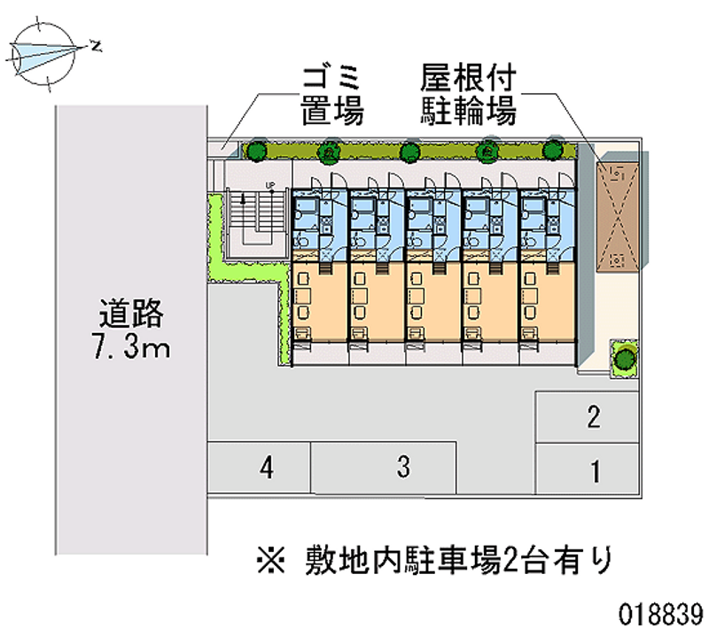 レオパレス上名古屋東 月極駐車場