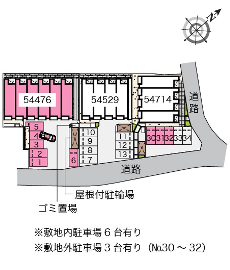 レオネクストポムールⅠ 配置図