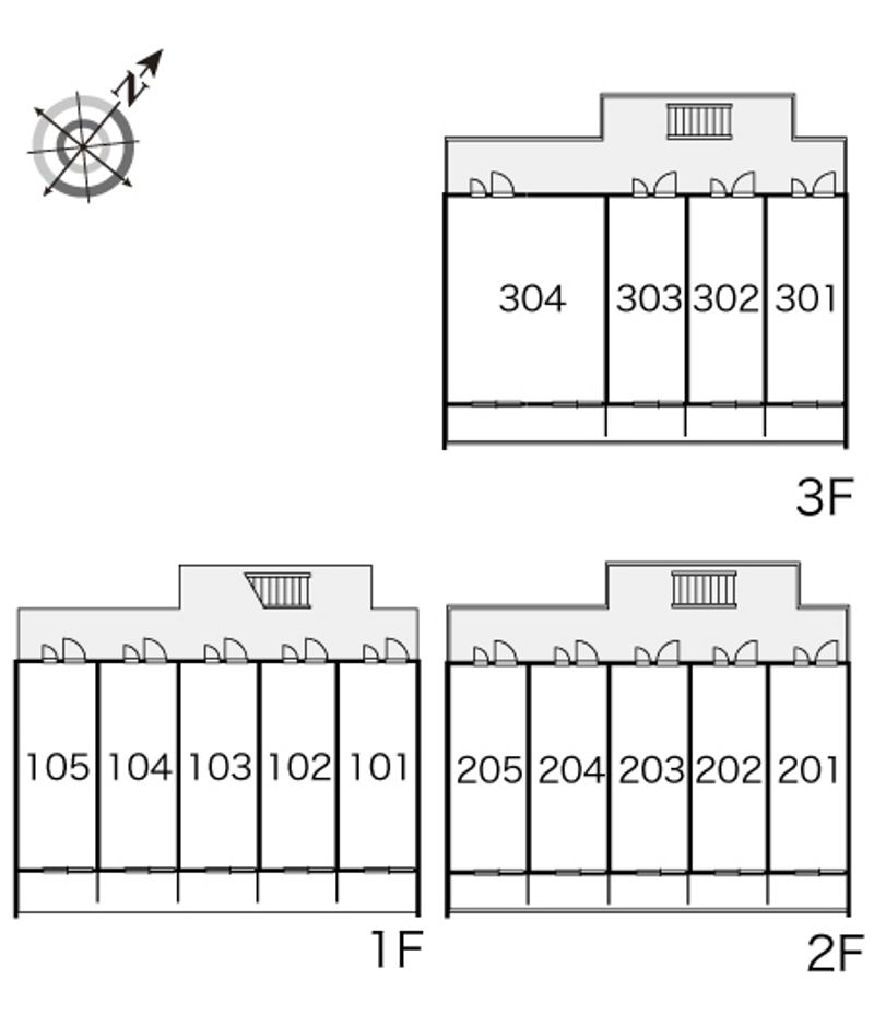 レオパレスピーコック 間取配置図