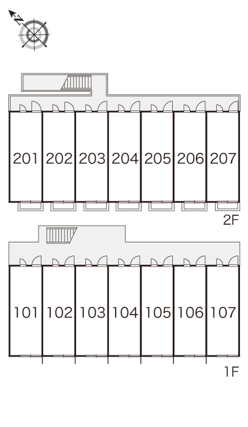 レオパレスＳＯＮＮＯＵ 間取配置図