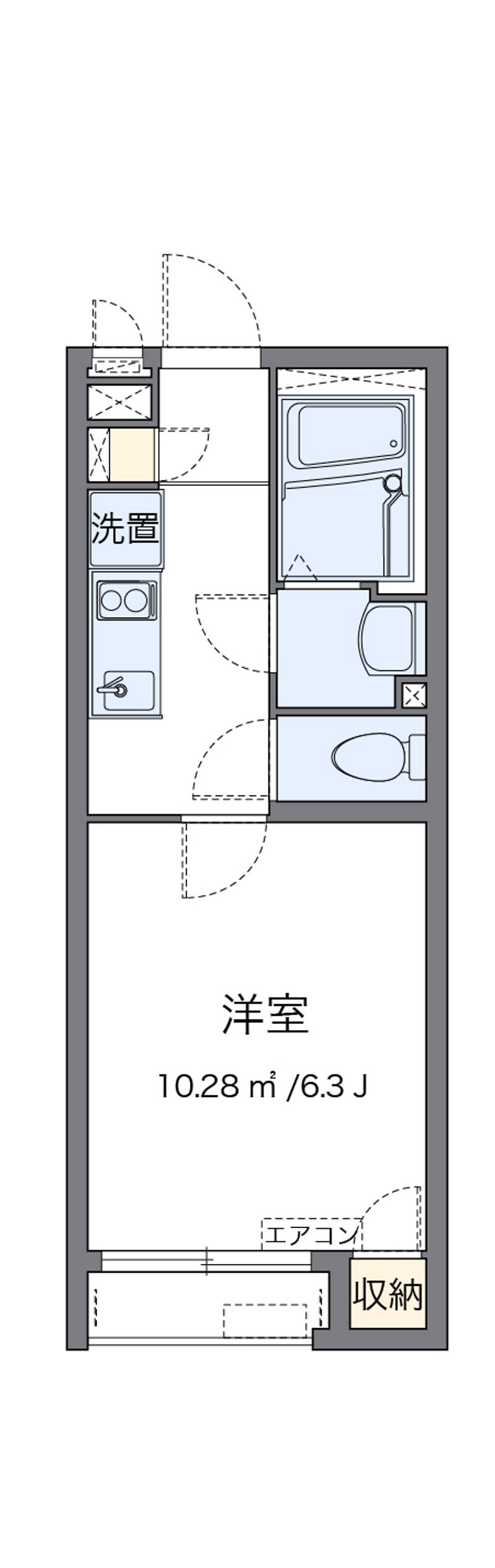 クレイノベルロサージュ 間取図