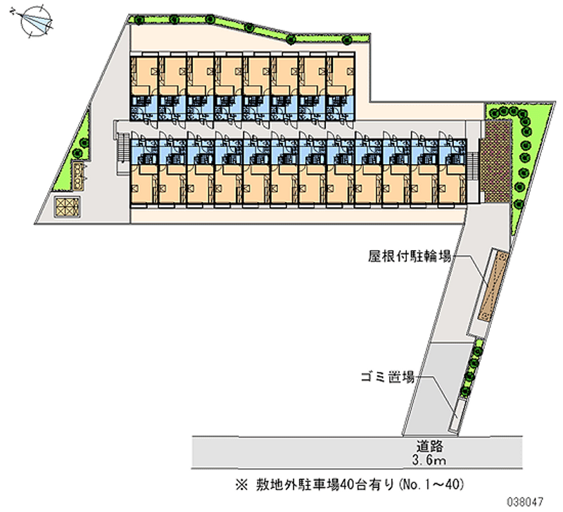 38047月租停车场