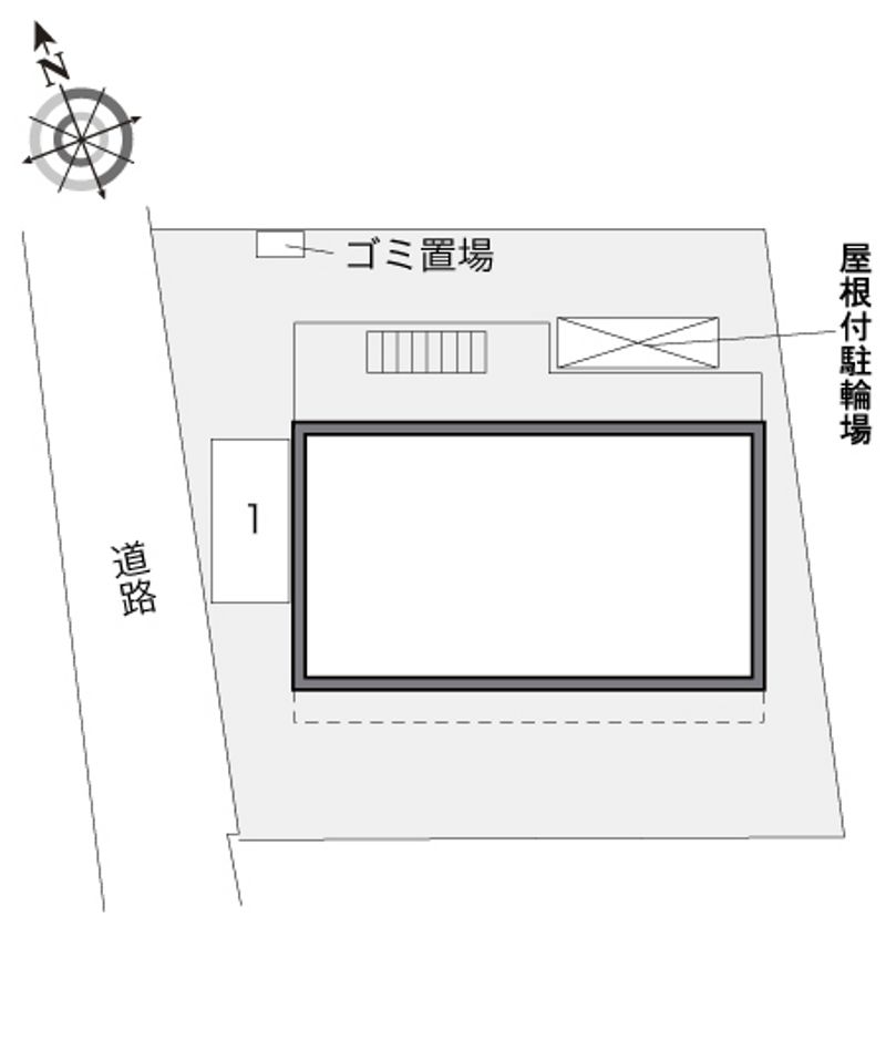 レオパレスフェリア宮内 配置図