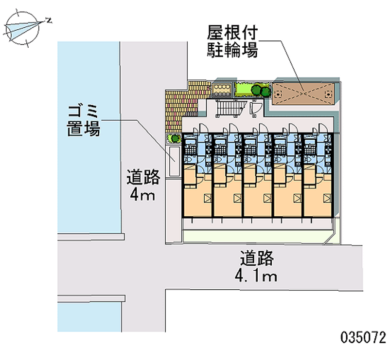 レオパレスコンフォート大津京 区画図