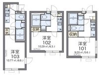 クレイノネオ南篠崎町 間取図