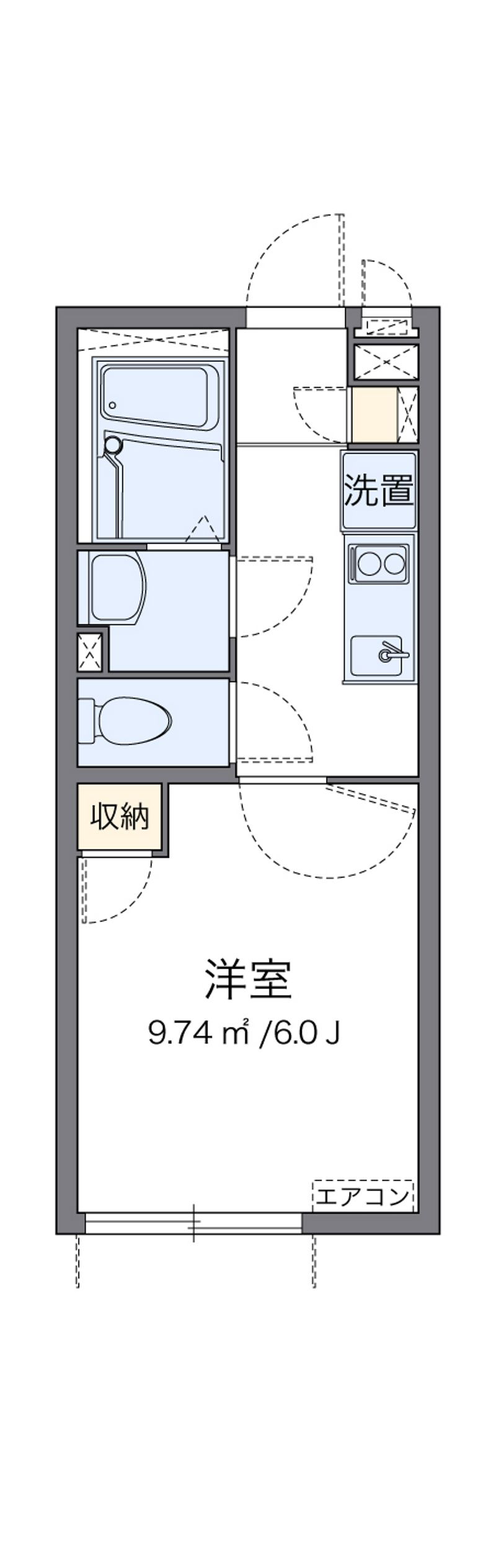 クレイノメイプル 間取図
