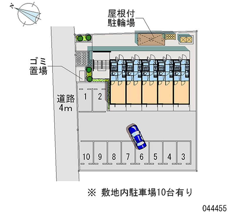 44455月租停车场