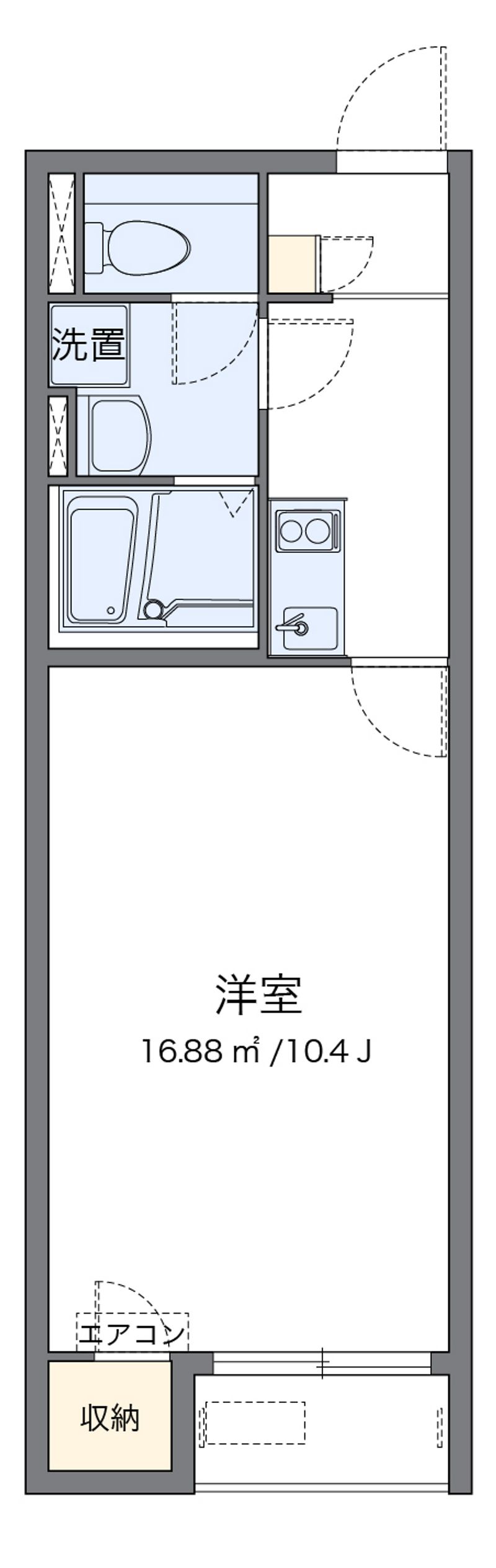 レオネクスト周防国府 間取図