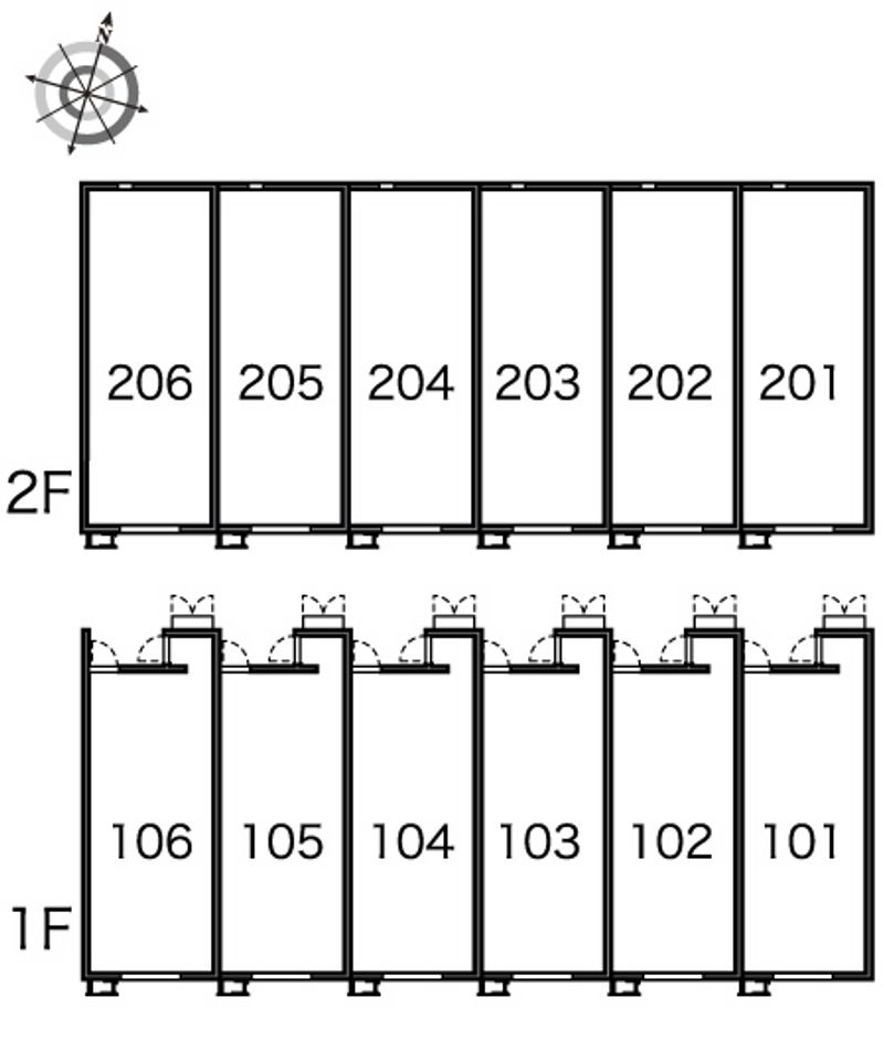 レオネクストフェリーチェ 間取配置図