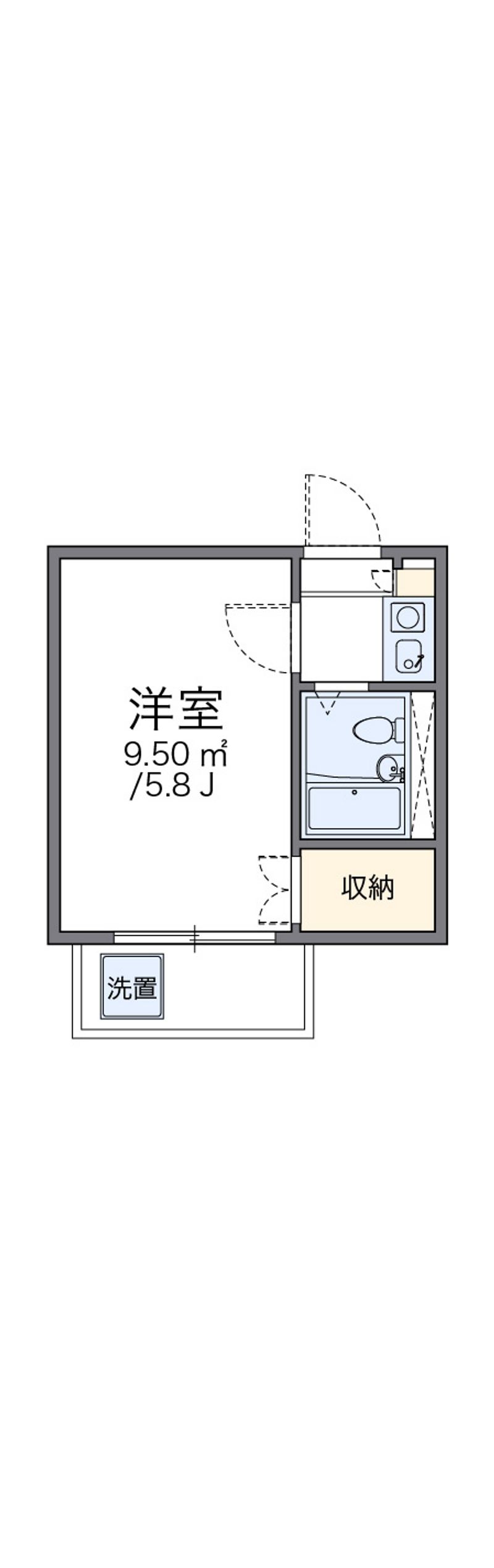 レオパレス西新井第１ 間取り