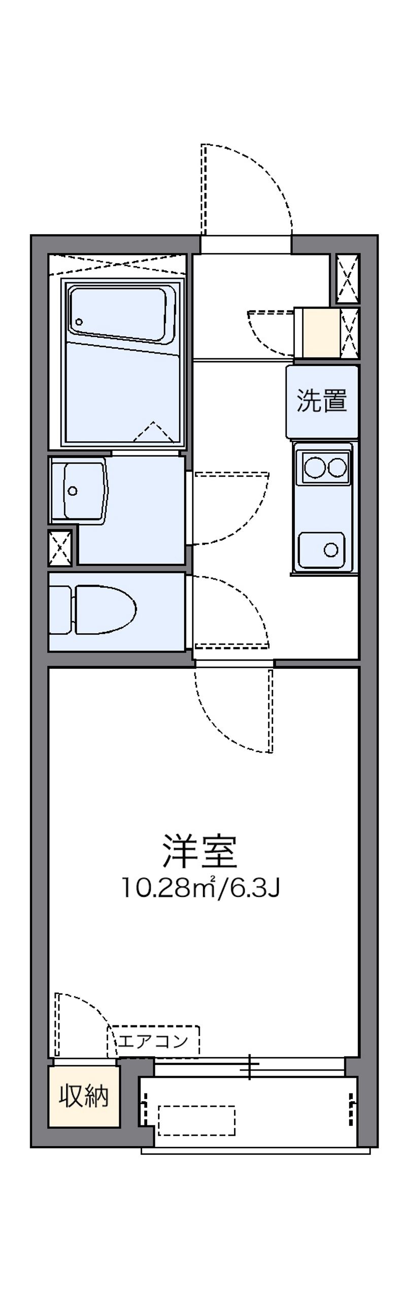 レオネクストコートハウス川口 間取図