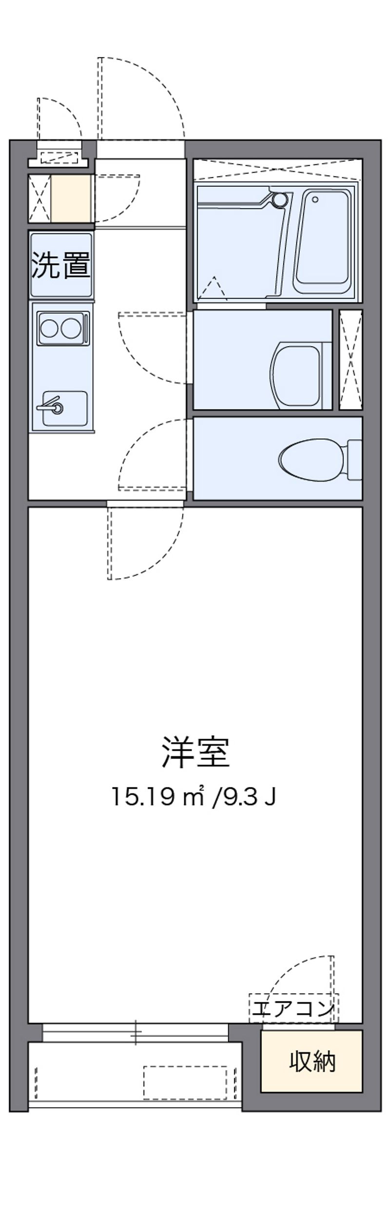 クレイノ光彩ＳＯＵＴＨ 間取図