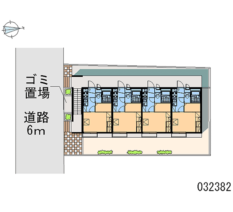 レオパレスプランドール高島 区画図