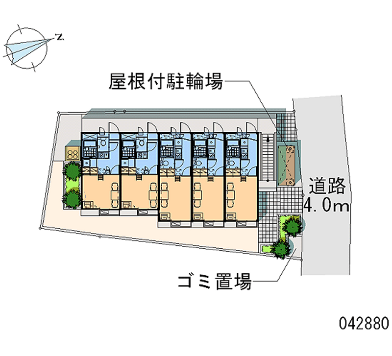 レオパレスロフテージミドリ 区画図
