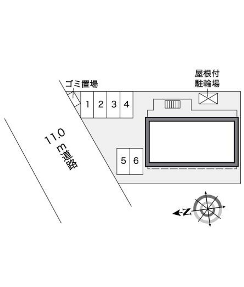 レオパレスサウスヒルズＭ＆Ｍ 配置図