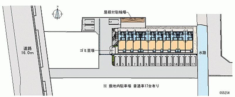 55254月租停车场