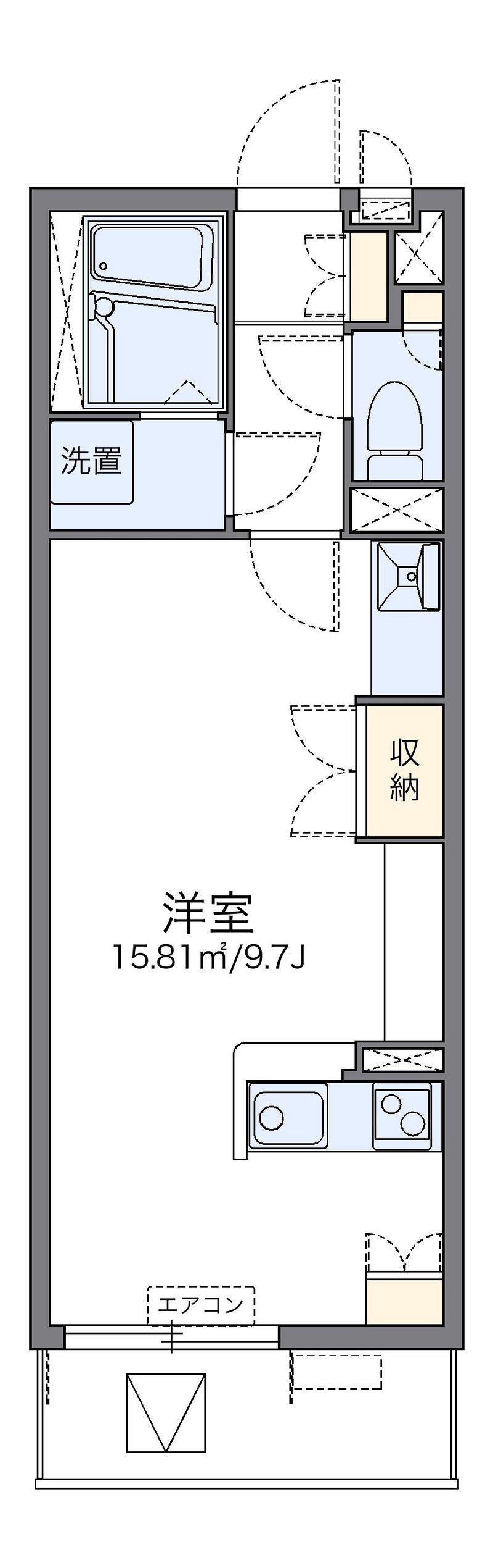 レオネクストＯＲＣＨＩＤ　Ｔ 間取図