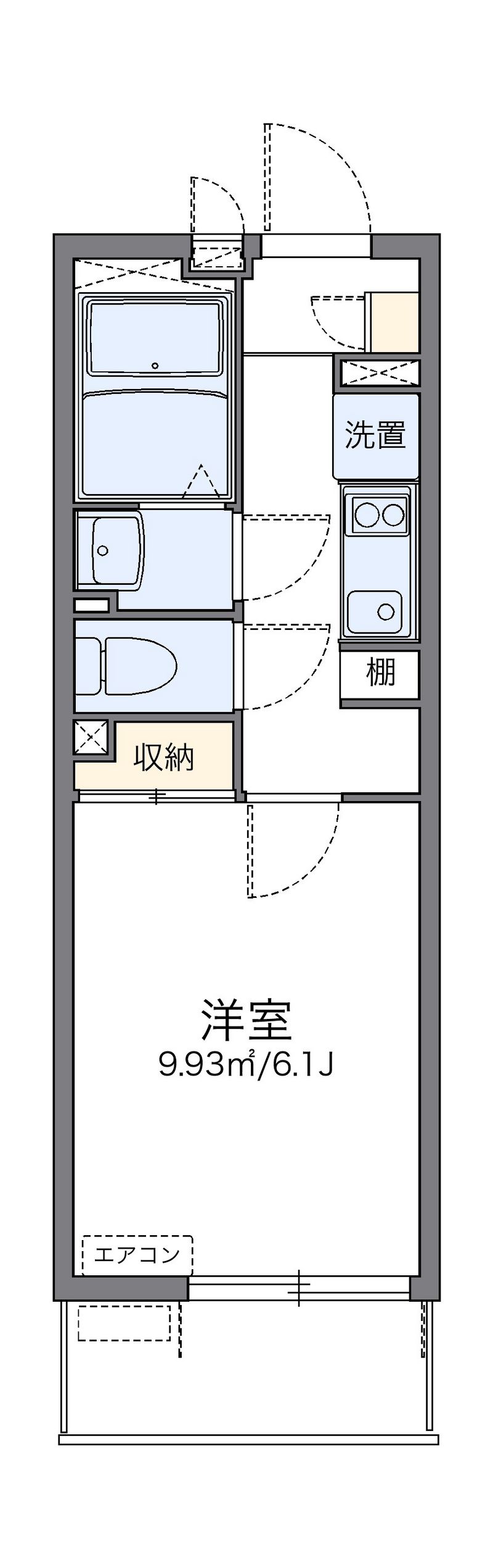 レオネクストサラカーム　ヴィラ 間取図