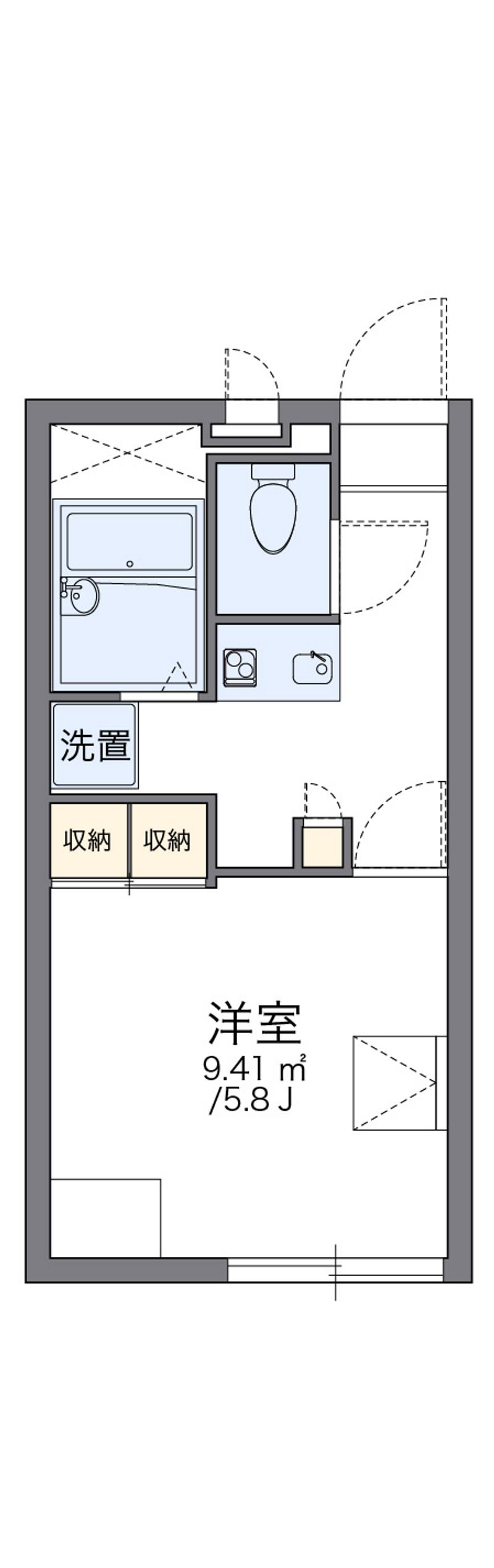 レオパレスプラエ 間取図
