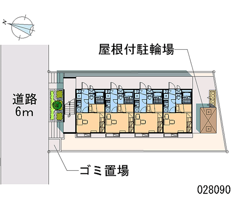 レオパレスシオン 区画図