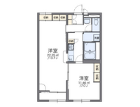 レオパレスセントラルパーク 間取り図