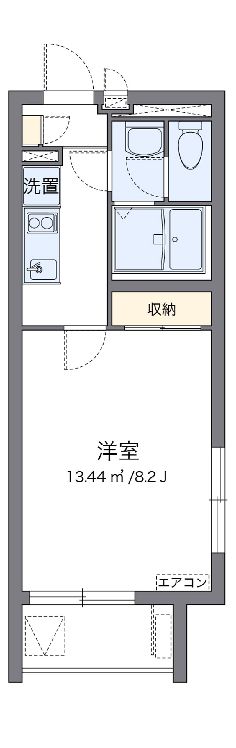 クレイノタウンコート 間取図